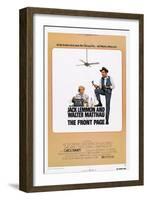 The Front Page, from Left: Jack Lemmon, Walter Matthau, 1974-null-Framed Art Print