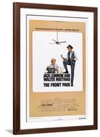 The Front Page, from Left: Jack Lemmon, Walter Matthau, 1974-null-Framed Art Print