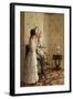 The Front Parlor, 1913 (Oil on Canvas)-William McGregor Paxton-Framed Giclee Print