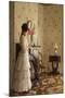 The Front Parlor, 1913 (Oil on Canvas)-William McGregor Paxton-Mounted Giclee Print