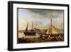 The Front Port of Rouen in 1834 Painting by Camille Corot (1796-1875) 1834 Sun. 1,1X1,73 M Rouen, M-Jean Baptiste Camille Corot-Framed Giclee Print