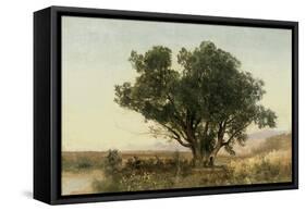 The Front Range, Colorado-John Frederick Kensett-Framed Stretched Canvas