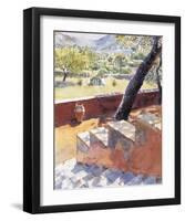 The Front Steps-Lucy Willis-Framed Art Print