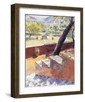The Front Steps-Lucy Willis-Framed Art Print