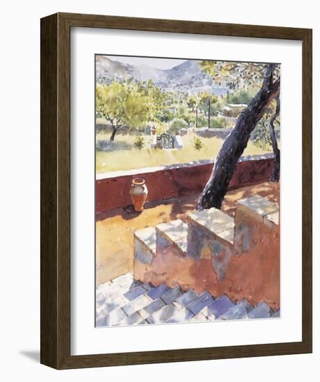 The Front Steps-Lucy Willis-Framed Art Print