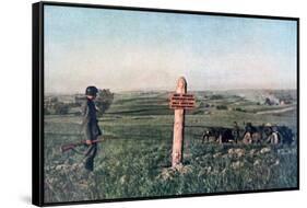 The Frontier Between Lithuania and the Soviet Union, World War II, 1942-null-Framed Stretched Canvas