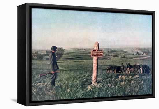 The Frontier Between Lithuania and the Soviet Union, World War II, 1942-null-Framed Stretched Canvas