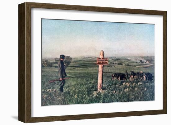 The Frontier Between Lithuania and the Soviet Union, World War II, 1942-null-Framed Giclee Print