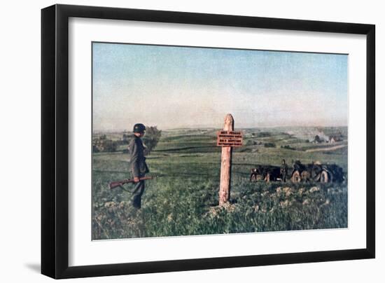 The Frontier Between Lithuania and the Soviet Union, World War II, 1942-null-Framed Giclee Print