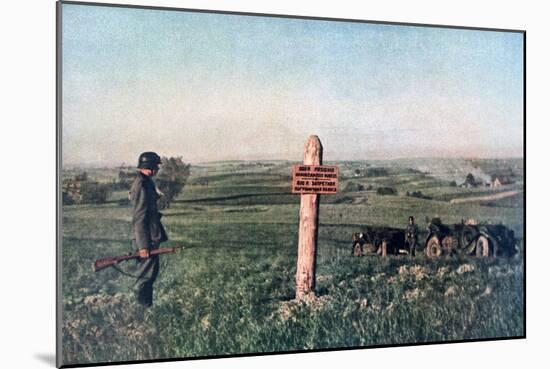 The Frontier Between Lithuania and the Soviet Union, World War II, 1942-null-Mounted Giclee Print