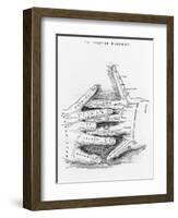 'The Frontier Fingerpost' Outlining the North-West Frontier of British India, from 'Gun-Running…-English School-Framed Giclee Print