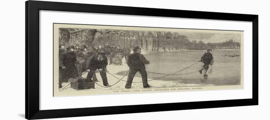 The Frost, Life Saving Apparatus for Rescuing Skaters-null-Framed Giclee Print