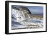 The Frozen Llyn Y Gadair Below Summit of Cyfrwy-Duncan Maxwell-Framed Photographic Print