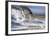 The Frozen Llyn Y Gadair Below Summit of Cyfrwy-Duncan Maxwell-Framed Photographic Print