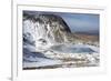 The Frozen Llyn Y Gadair Below Summit of Cyfrwy-Duncan Maxwell-Framed Photographic Print