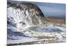 The Frozen Llyn Y Gadair Below Summit of Cyfrwy-Duncan Maxwell-Mounted Photographic Print