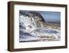 The Frozen Llyn Y Gadair Below Summit of Cyfrwy-Duncan Maxwell-Framed Photographic Print