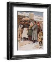 The Frozen-Meat Market-Frederic De Haenen-Framed Giclee Print