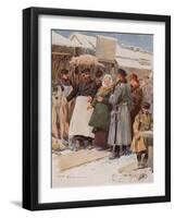 The Frozen-Meat Market-Frederic De Haenen-Framed Giclee Print