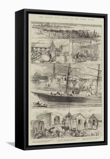 The Frozen Meat Trade of the River Plate-null-Framed Stretched Canvas