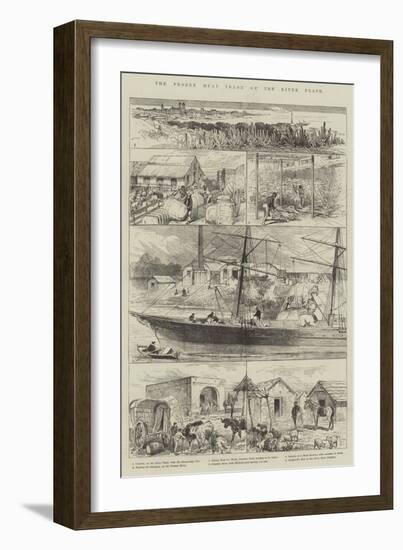 The Frozen Meat Trade of the River Plate-null-Framed Giclee Print