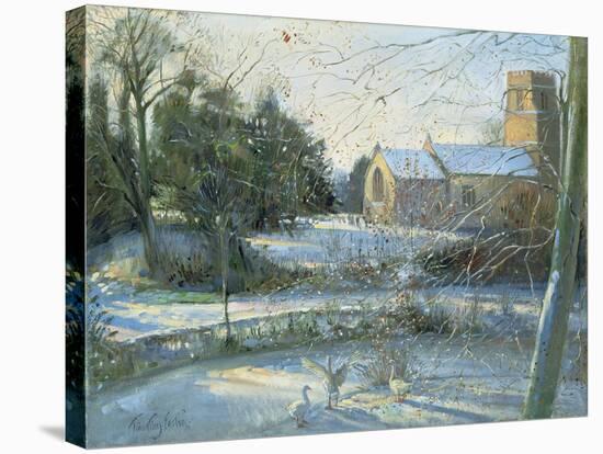 The Frozen Moat, Bedfield-Timothy Easton-Stretched Canvas