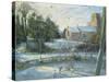 The Frozen Moat, Bedfield-Timothy Easton-Stretched Canvas