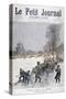 The Frozen Seine, Winter, Paris, 1895-Henri Meyer-Stretched Canvas