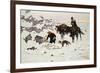 The Frozen Sheepherder-Frederic Sackrider Remington-Framed Premium Giclee Print