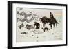 The Frozen Sheepherder-Frederic Sackrider Remington-Framed Premium Giclee Print