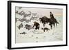 The Frozen Sheepherder-Frederic Sackrider Remington-Framed Giclee Print