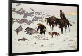 The Frozen Sheepherder-Frederic Sackrider Remington-Framed Giclee Print