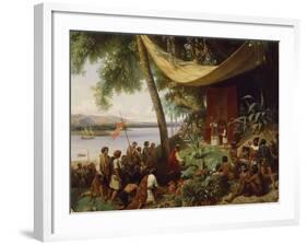 The Frst Mass in America-Pharamond Blanchard-Framed Giclee Print