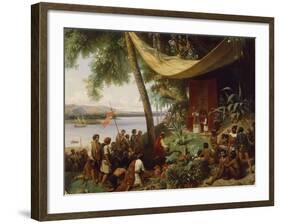 The Frst Mass in America-Pharamond Blanchard-Framed Giclee Print