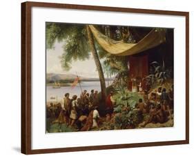 The Frst Mass in America-Pharamond Blanchard-Framed Giclee Print