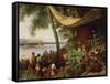 The Frst Mass in America-Pharamond Blanchard-Framed Stretched Canvas