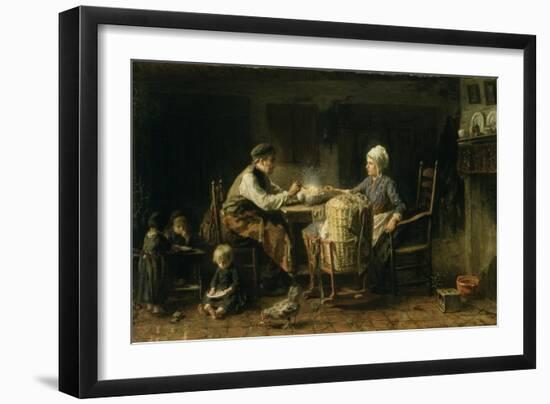 The Frugal Meal-Jozef Israels-Framed Giclee Print