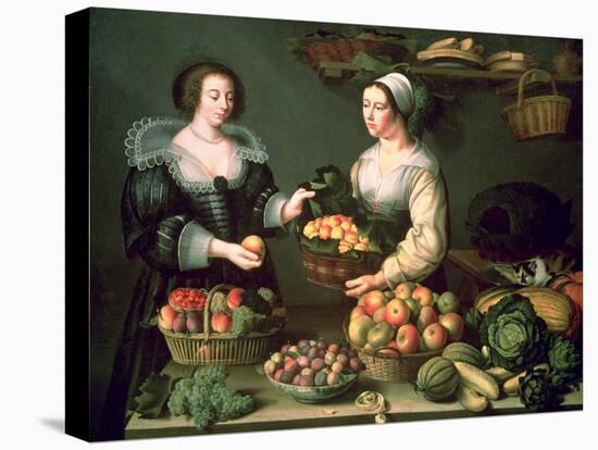 The Fruit and Vegetable Seller-Louise Moillon-Stretched Canvas