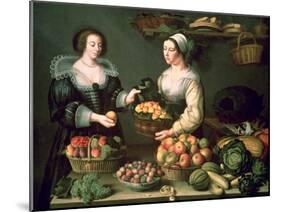 The Fruit and Vegetable Seller-Louise Moillon-Mounted Giclee Print