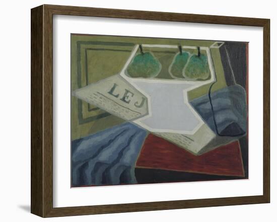 The Fruit Bowl, 1925-27-Juan Gris-Framed Giclee Print