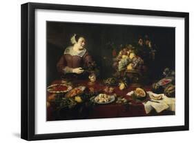 The Fruit Girl, Ca. 1633-Frans Snyders-Framed Giclee Print