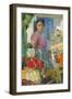 The Fruit Seller, 1937 (Oil on Canvas)-Alexandre Iacovleff-Framed Giclee Print