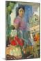 The Fruit Seller, 1937 (Oil on Canvas)-Alexandre Iacovleff-Mounted Giclee Print