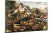 The Fruit Seller-Vincenzo Campi-Mounted Premium Giclee Print