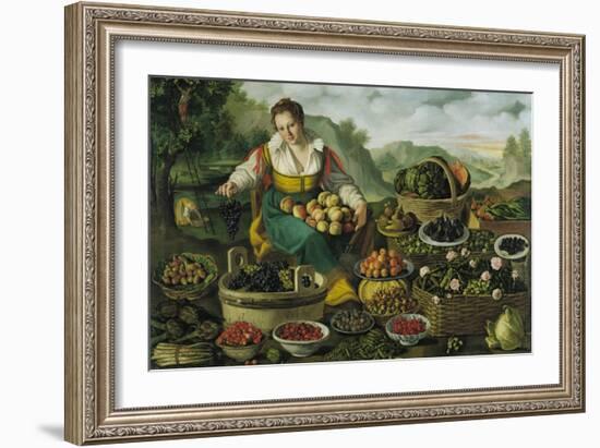 The Fruit Seller-Vincenzo Campi-Framed Giclee Print