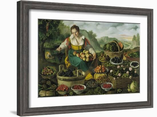 The Fruit Seller-Vincenzo Campi-Framed Giclee Print