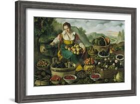 The Fruit Seller-Vincenzo Campi-Framed Giclee Print