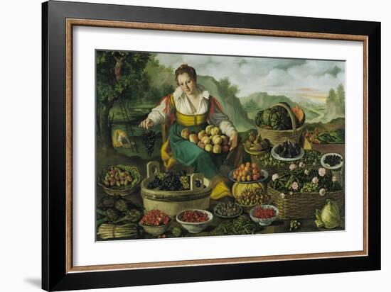 The Fruit Seller-Vincenzo Campi-Framed Giclee Print