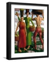 The Fruit Sorters, 1914-Mark Gertler-Framed Giclee Print