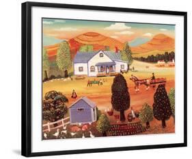 The Fruitful Land-Konstantine Rodko-Framed Art Print